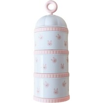 돗투돗 유아용 호박마차 휴대용 3단 분유케이스, 돗바니, 1개