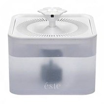 에스테 스마트 반려동물 저소음 자동 급수기 2.5L, 화이트, PF013