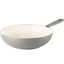그린팬 인덕션 멤피스 세라믹코팅 웍 쿼츠 그레이, 1개, 28cm