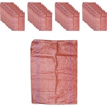 마대 포대 90kg 75 x 105 cm, 빨강, 50개