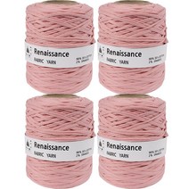 yarna 패브릭얀 르네상스 뜨개실 500g, 12 연핑크, 4개