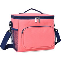메종디망쉬 캠핑 피크닉 휴대용 보온보냉 가방, 핑크