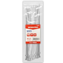 워크프로 케이블타이 7.2 x 400 mm 100p, 화이트, 1개
