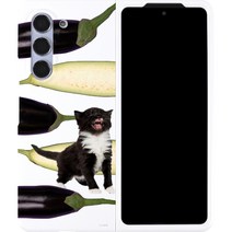 유스픽 디자인 하드 휴대폰 케이스 편식할고양