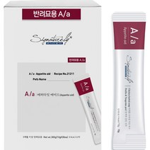 시그니처바이 A/a 대용량 30p 고양이 식욕 원기 회복 보조제, 혼합맛, 10g, 1개