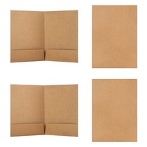 세우세 종이 A4 파일 엘홀더, 크라프트, 4개