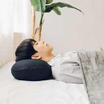 무로 무중력 베개 + 커버 + 세탁망 2세트, 네이비