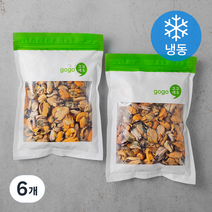 고고새우 홍합살 (냉동), 500g, 6개