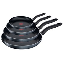 테팔 티타늄 익스피리언스 후라이팬 4종세트, 그레이, 프라이팬 20cm + 프라이팬 24cm + 프라이팬 28cm + 프라이팬 32cm