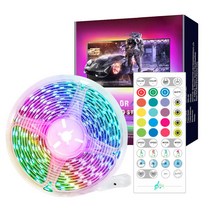 비상 루시 16색 USB 모니터 붙이는 LED RGB 간접 줄조명 2m