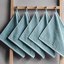 타월리스트 고리수건 65g 40수 코마사, 아쿠아민트, 5개