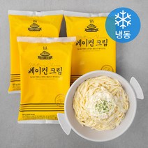밀스원 이태리 스파게티 멜팅치즈 베이컨크림 스파게티 (냉동), 380g, 3개