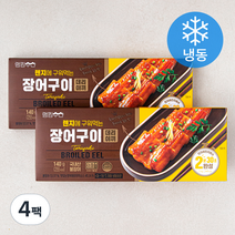 랭킹수산 렌지에 구워먹는 장어구이 데리야끼 (냉동), 140g, 4팩
