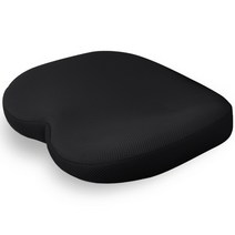 베네폼 고밀도 메모리폼 하트방석, 블랙