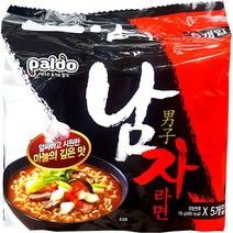 팔도 남자라면 115g, 5개