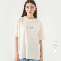 ELLE PARIS 레귤러핏 그래픽 반팔 티셔츠 ELLE 1945