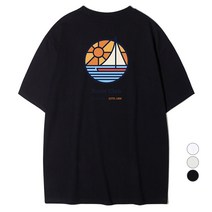 크루클린 요트 클럽 오버핏 반팔 티셔츠 TRS-222