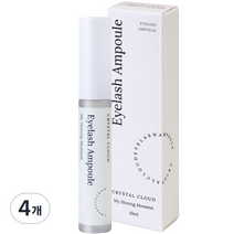 크리스탈클라우드 속눈썹 영양제 아이래쉬 세럼 앰플, 10ml, 4개