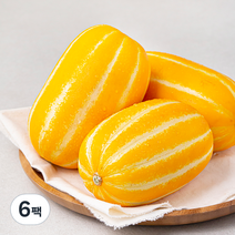 성주 월항 당도선별 참외, 1kg(3~6입), 6팩