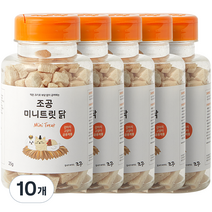 조공 반려동물 미니트릿 간식, 닭, 25g, 10개