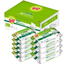 3M 살균소독 청소 티슈 300매 세트 20매 x 5p + 50매 x 4p, 1세트