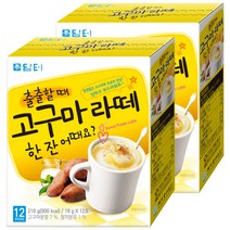 담터 고구마 라떼, 18g, 12개입, 2개