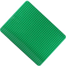 토이다락방 옥스포드 호환 레고 듀플로 놀이판 38 x 51cm, 초록