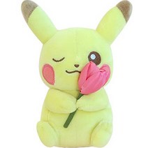 포켓몬스터 꽃을 든 피카츄 인형, 17cm, 혼합색상