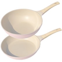 바니니쿡웨어 인덕션 라인 후라이팬세트 2개, 프라이팬 28cm + 궁중팬 28cm