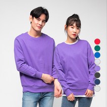 캐럿 남녀공용 특양면 맨투맨 8컬러
