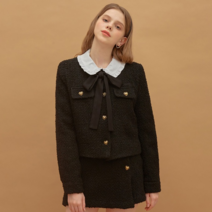[셀럽 착용] 하트클럽 여성용 Heart Tweed Jacket