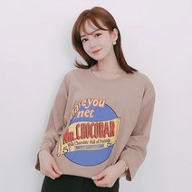 마이시즌 여성용 칩칩박스 7부 티셔츠