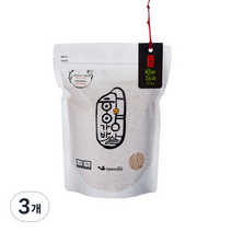 하양가바쌀 유기농 가바 발아현미, 800g, 3개