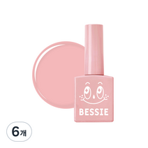 베씨 시럽 컬러 젤, S04 로즈 립글로즈, 11ml, 6개