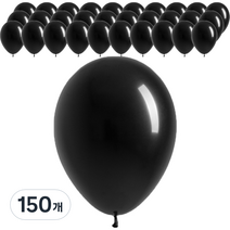 셈퍼텍스 스탠다드 풍선 30cm, 블랙, 150개