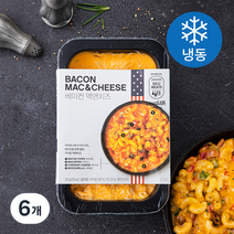 존쿡델리미트 베이컨 맥앤치즈 (냉동), 200g, 6개