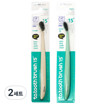 메디덴코 투투스브러쉬15 전연령용 칫솔 2p, 2세트, 2개
