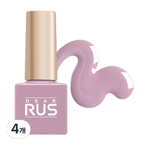 디어러스 원스텝 젤네일, D582 라벤더라떼, 5ml, 4개