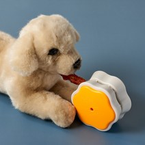 요기펫 강아지 요기 스탠드 푸드클립 노즈워크 장난감 295 x 295 x 80 mm, 오렌지, 1개