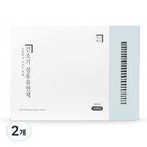 살림백서 소프트 퍼퓸 건조기 드라이 시트 섬유유연제 코트니, 40개입, 2개
