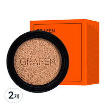 그라펜 남성용 핸섬 커버 쿠션 리필 15g, 1호, 2개