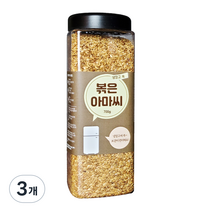 냉장고쏙 볶은 아마씨, 3개, 700g