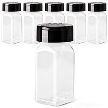 플라스틱 만능 사각 조미료통 소 120ml, 6개, 단품