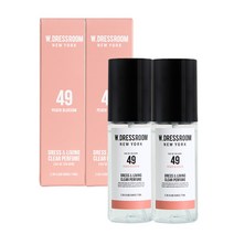 더블유드레스룸 드레스 & 리빙 클리어 퍼퓸 S2 70ml, No 49 피치블러썸, 2개입
