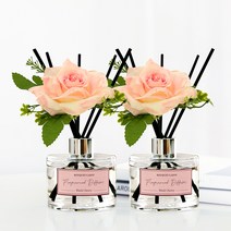 부케가르니 플라워 디퓨저 200ml x 2p, 블랙체리, 1세트