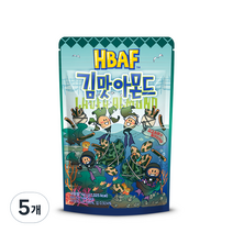 HBAF 바프 김맛 아몬드, 190g, 5개