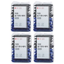 롯데이라이프 울스텐 수세미, 10매입, 4개