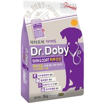 닥터도비 전연령 스킨앤코트 피부건강 건식사료, 피부/털개선, 5kg, 1개
