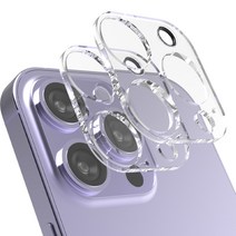 바라바 변색방지 휴대폰 후면 카메라 렌즈보호 풀커버 에어쿠션 범퍼형 TPU젤리 케이스 / 아이폰14 갤럭시