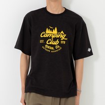 시티파이 특양면 오버사이즈 그래픽 반팔 티셔츠 camp crest